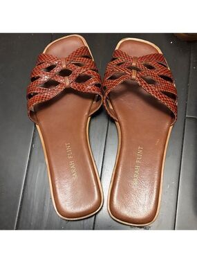 Sarah Flint Women's Red-Brown Sandals